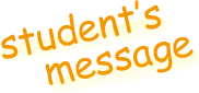 student's message
