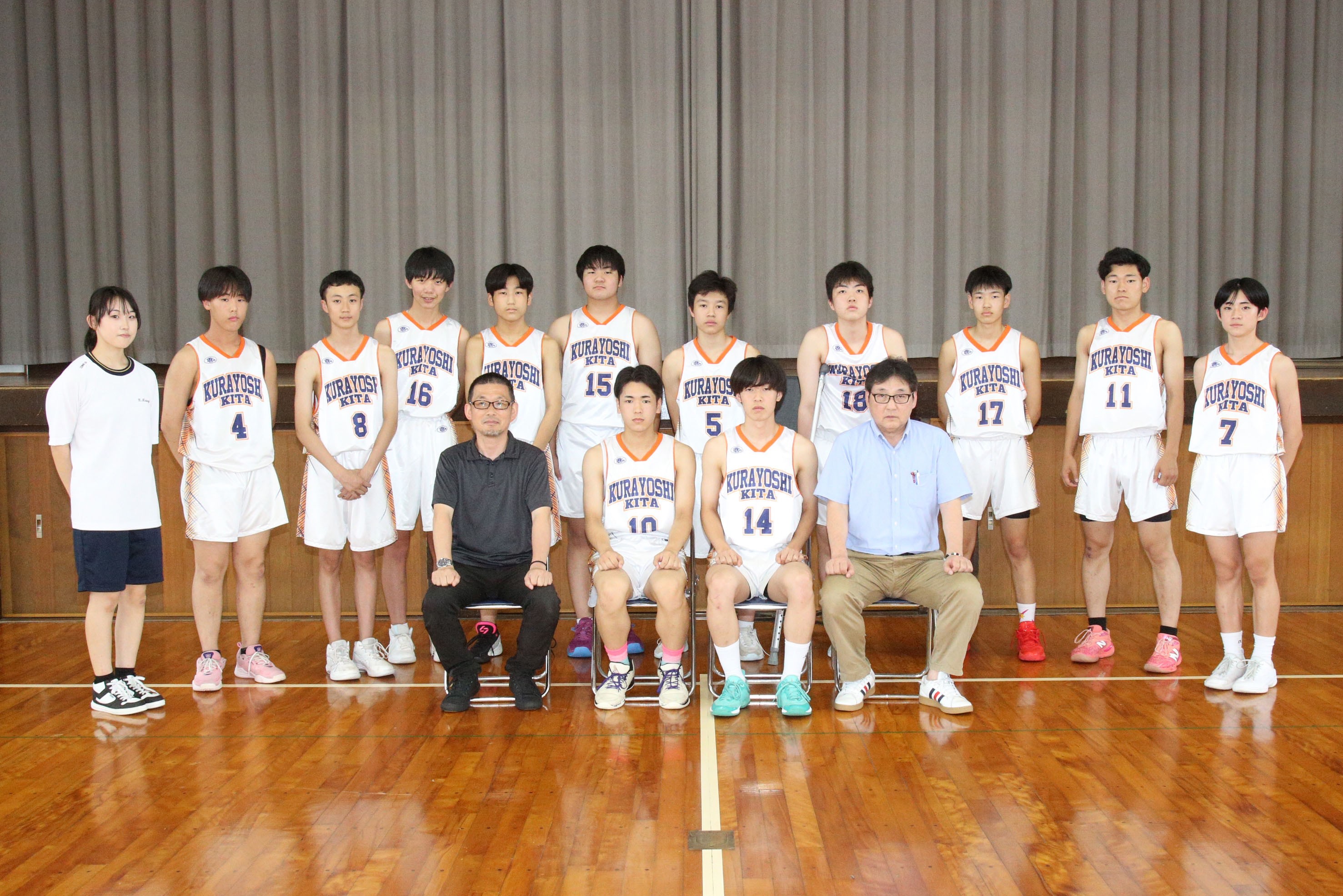 男子バスケットボール部の写真